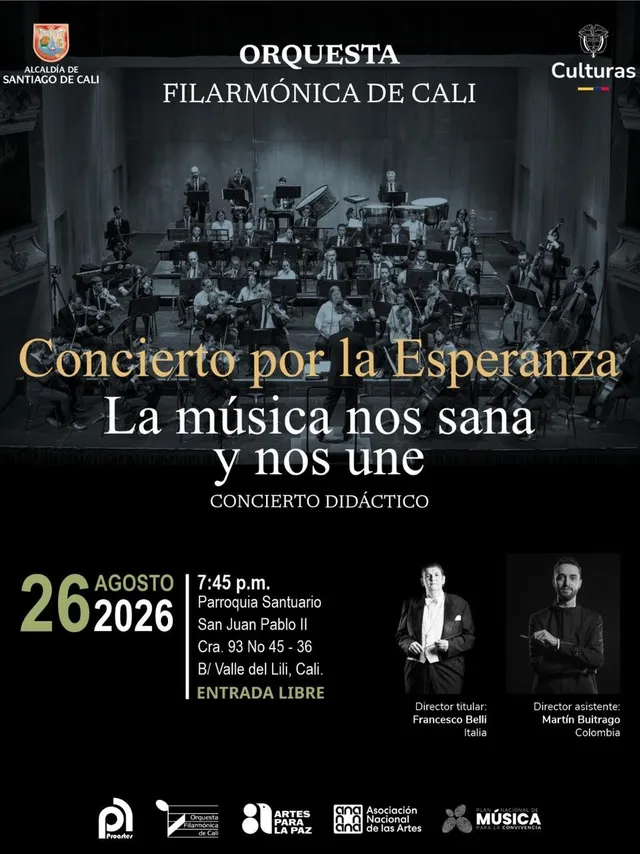 Concierto por la esperanza: la música nos sana y nos une &#8211; Valle del Lili