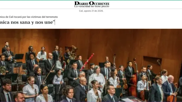 Diario Occidente reseña la labor solidaria de la Filarmónica