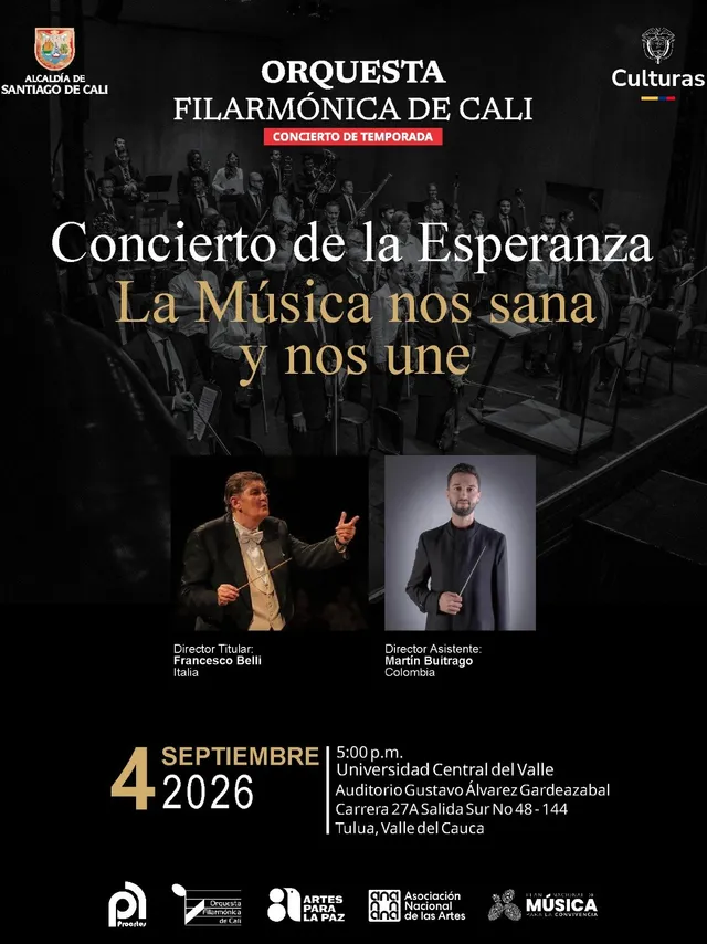 Concierto por la esperanza: la música nos sana y nos une &#8211; Tuluá